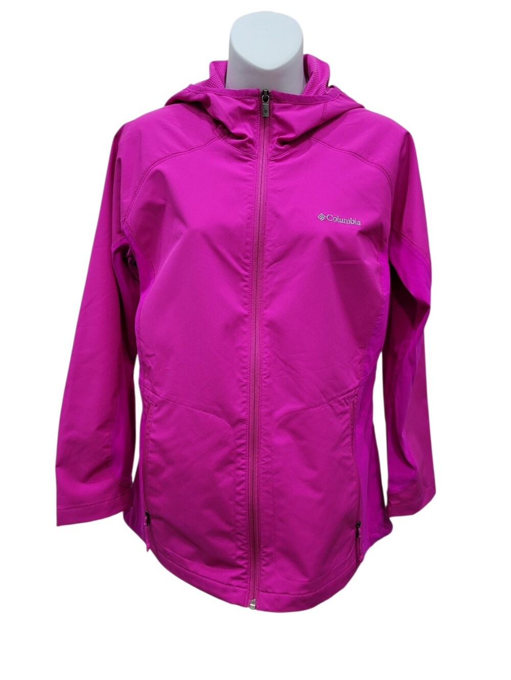Columbia Women's Magenta Hooded Softshell Jacket